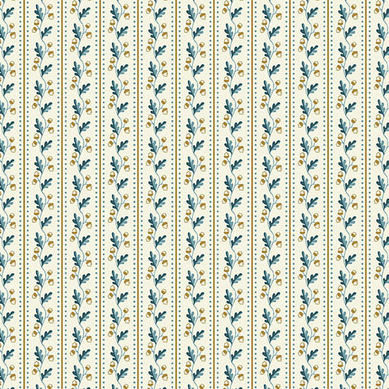 Oakleigh - Leaf Stripe - Cream