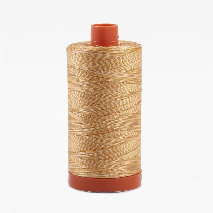 Aurifil Variegated 50wt 1150-4150 Creme Brule