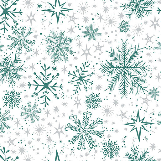 Magical Season - Snow Frost - White Teal