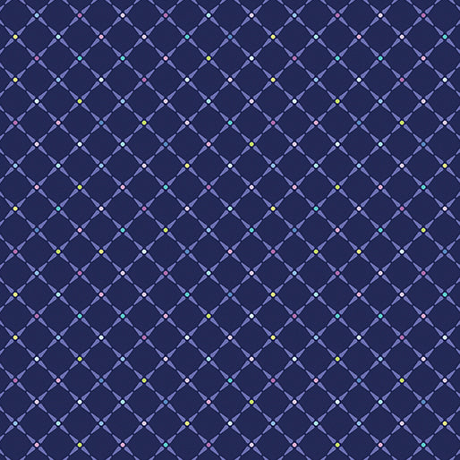 Twilight Serenade - Crosshatch - Indigo