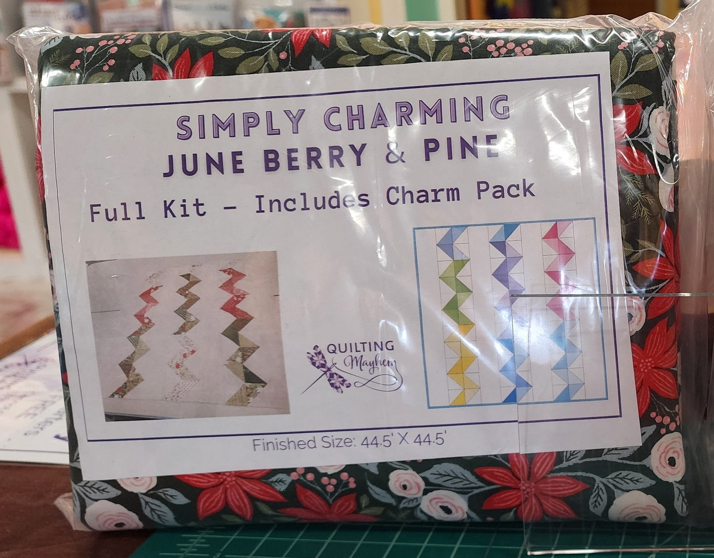 Simply Charming - Quilt Kit - Berry & Pine