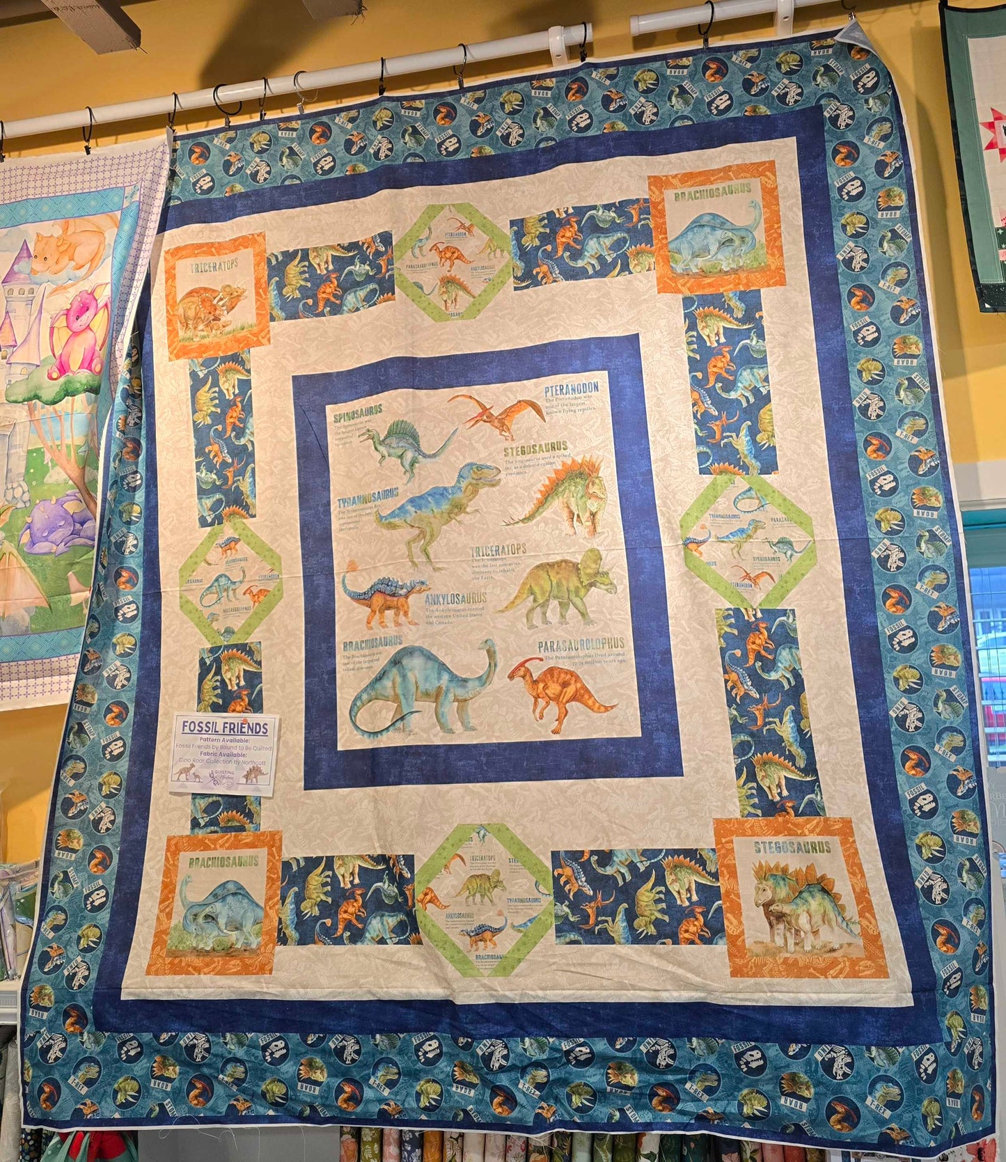 Fossil Friends - Quilt Pattern