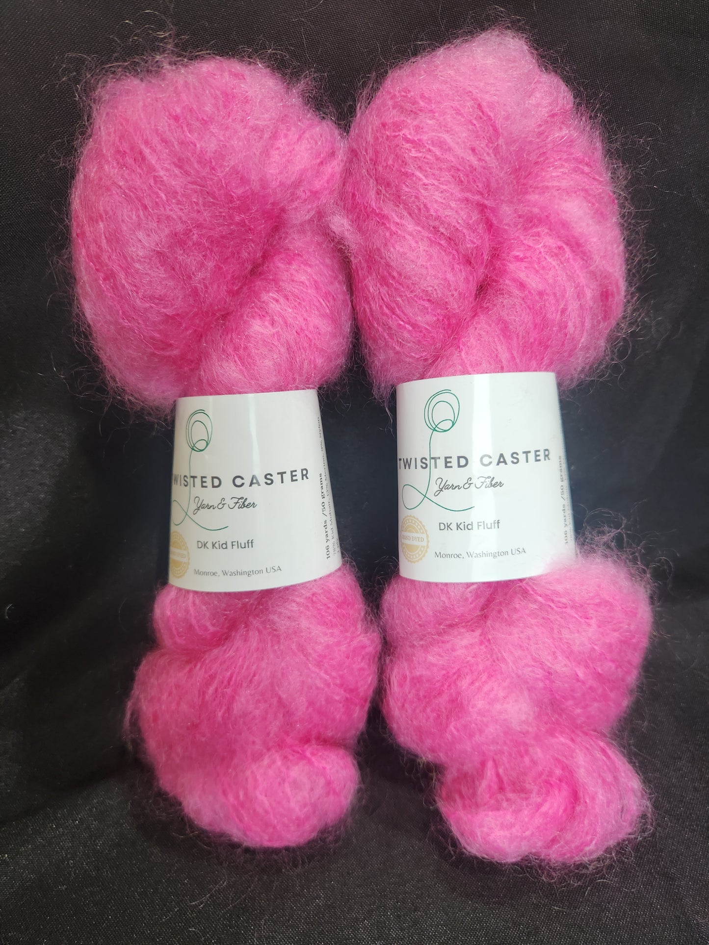 Twisted Caster - Kid Mohair Fluff - Pink Orchid