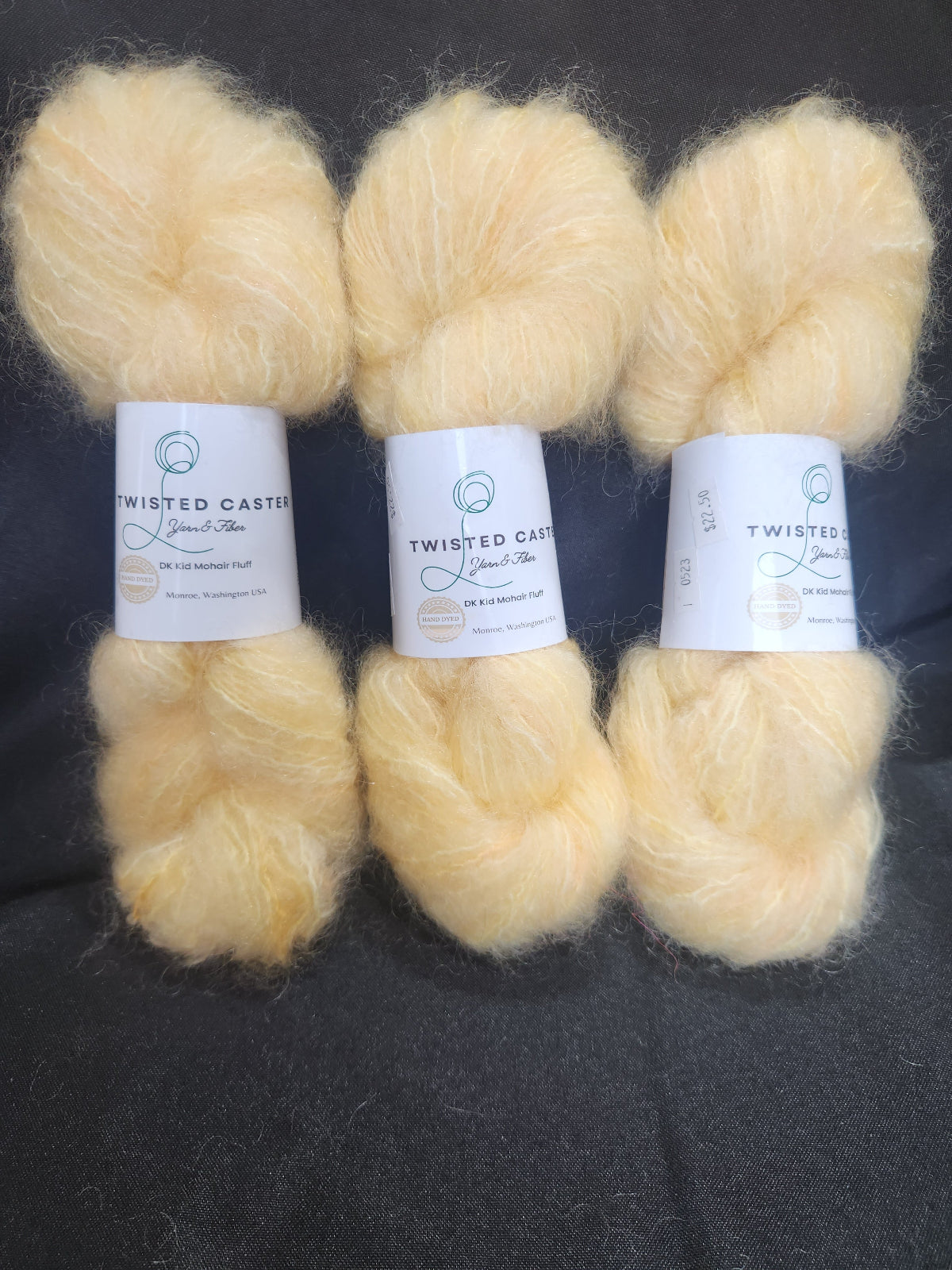 Twisted Caster - Kid Mohair Fluff - Daffodil