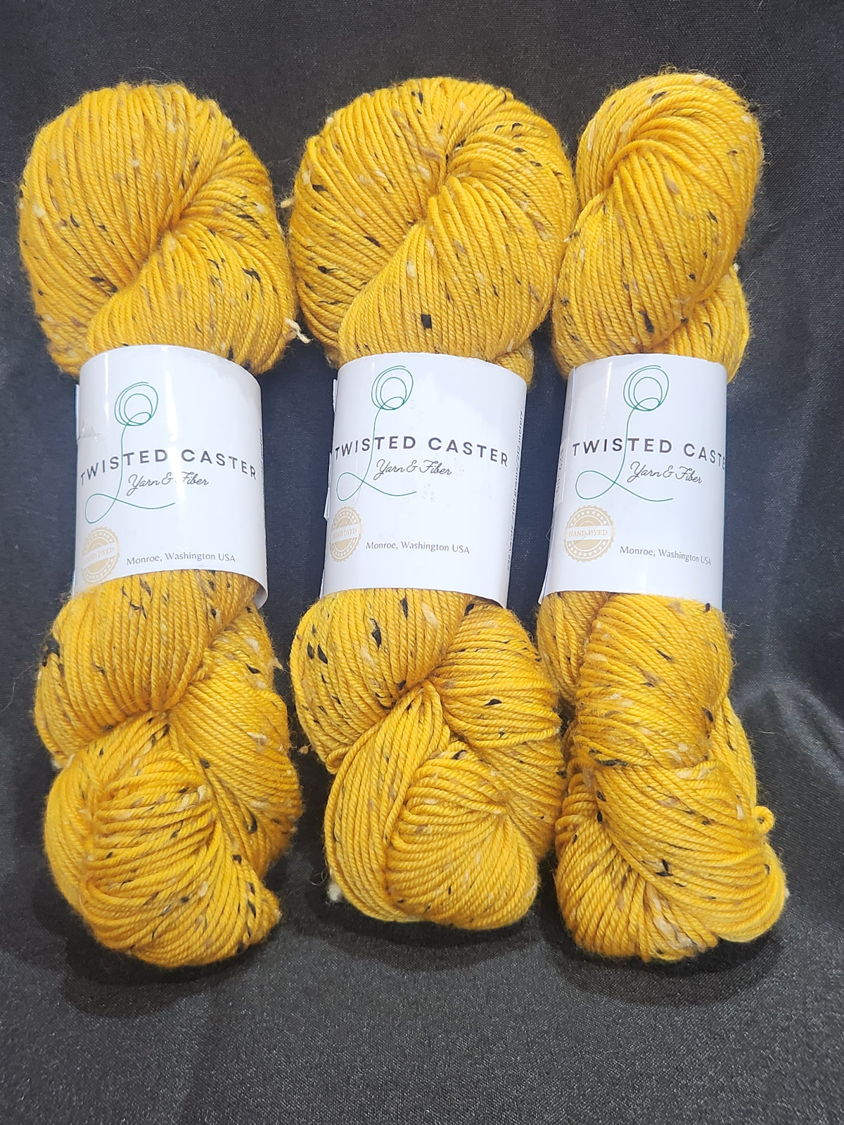 Twisted Caster - Tweed - Colonel Mustard