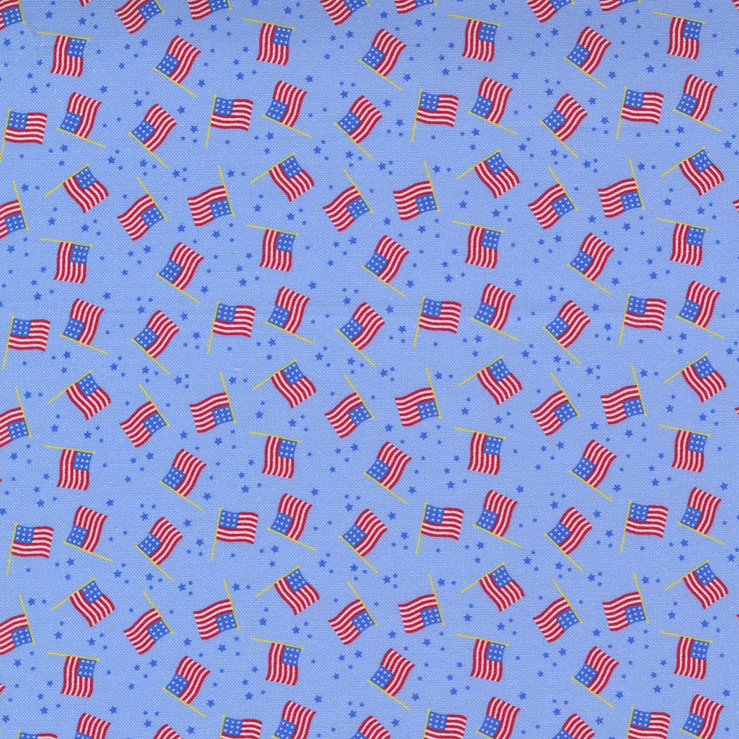 Americana - USA Flag - Sky Blue