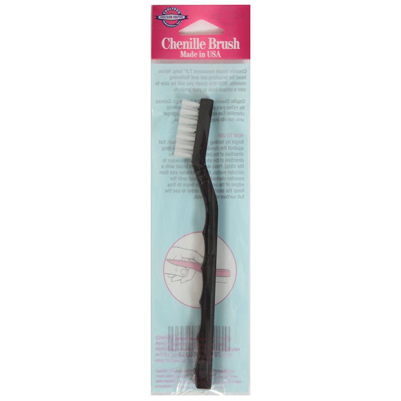 Chenille Brush | Floral Fabric Brush Quilting Technique