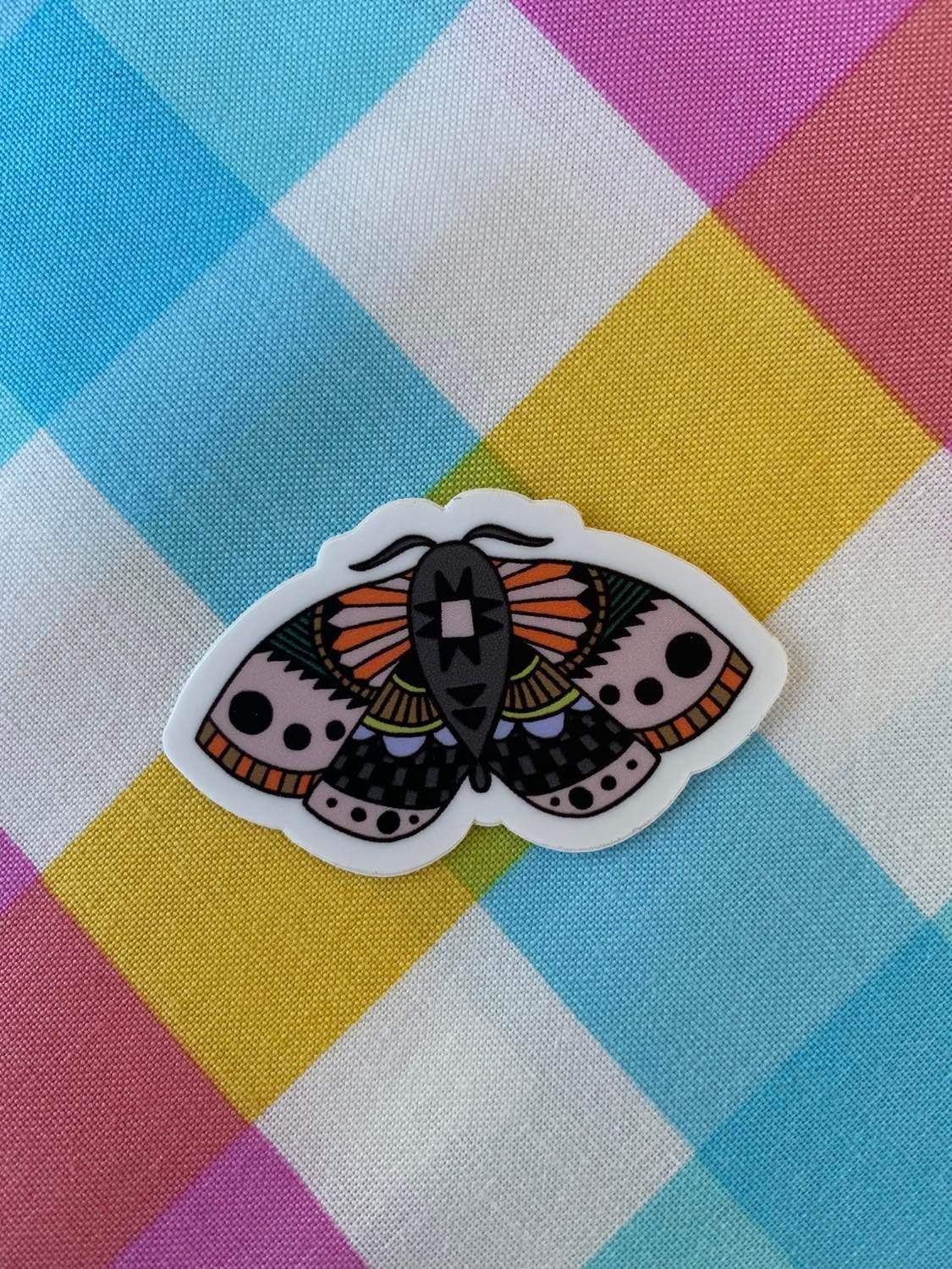 Quilty Moth - Sticker