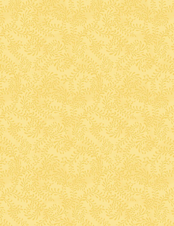Swirling Leaves - Yellow