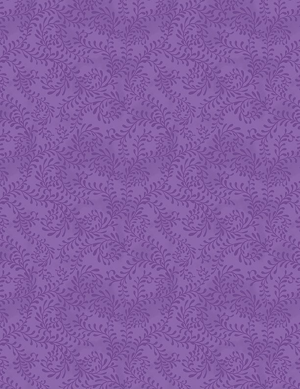 Swirling Leaves - Purple