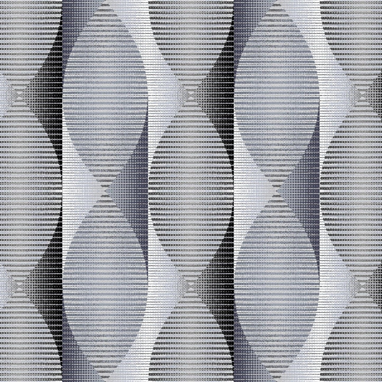 Twisted Ribbons - 108" Wideback - Gray