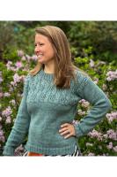 Ladies' Cable & Lace Pullover