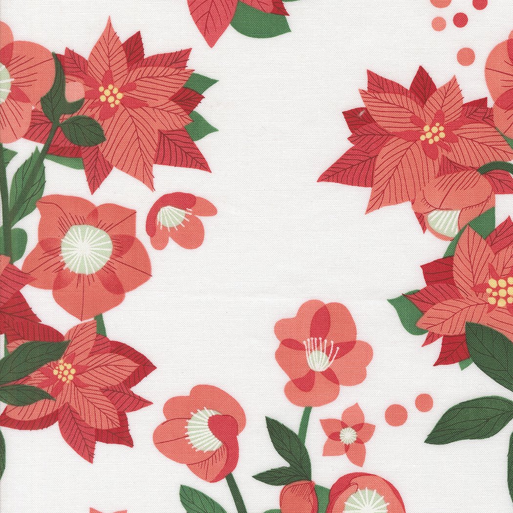 Tiny Christmas - Poinsettia - Snow