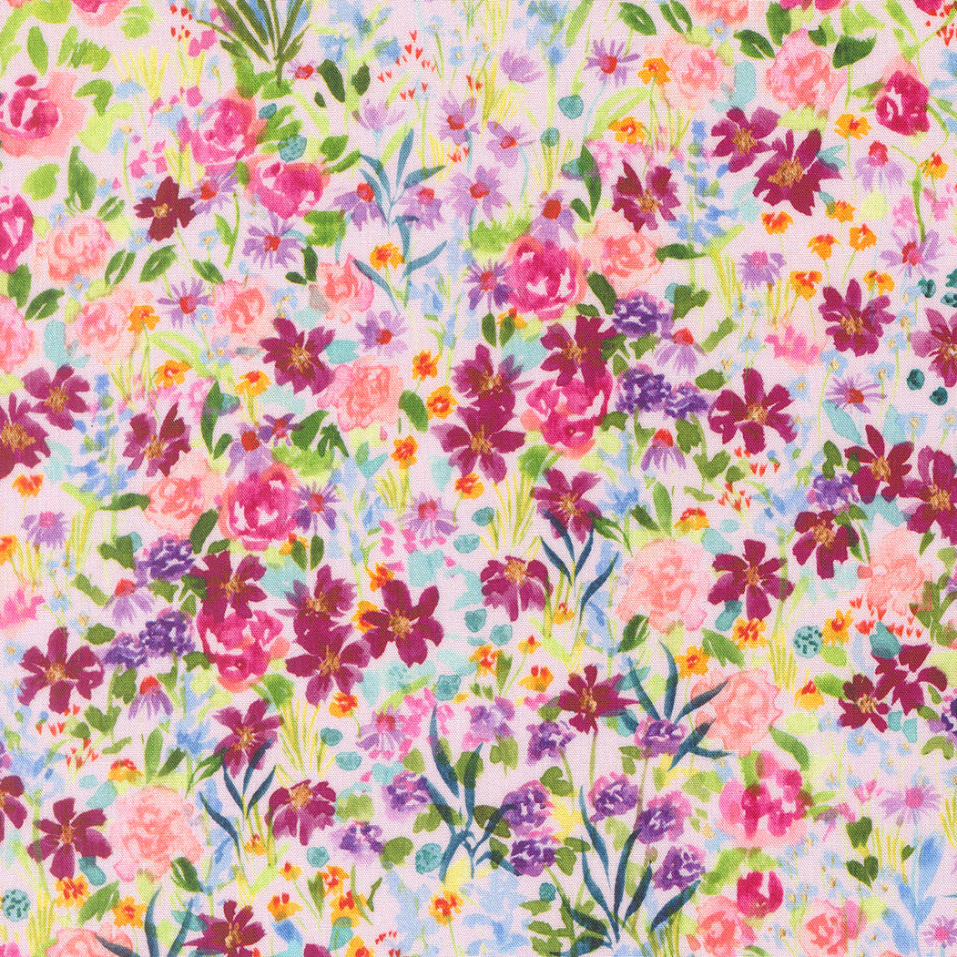 Soulstice Rayon - Glitter Garen - Peony