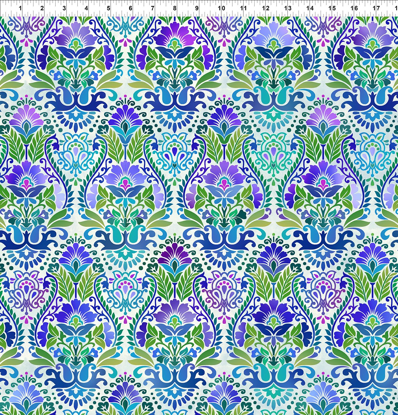 Vivid - Sewposium25 - Brocade - Blue