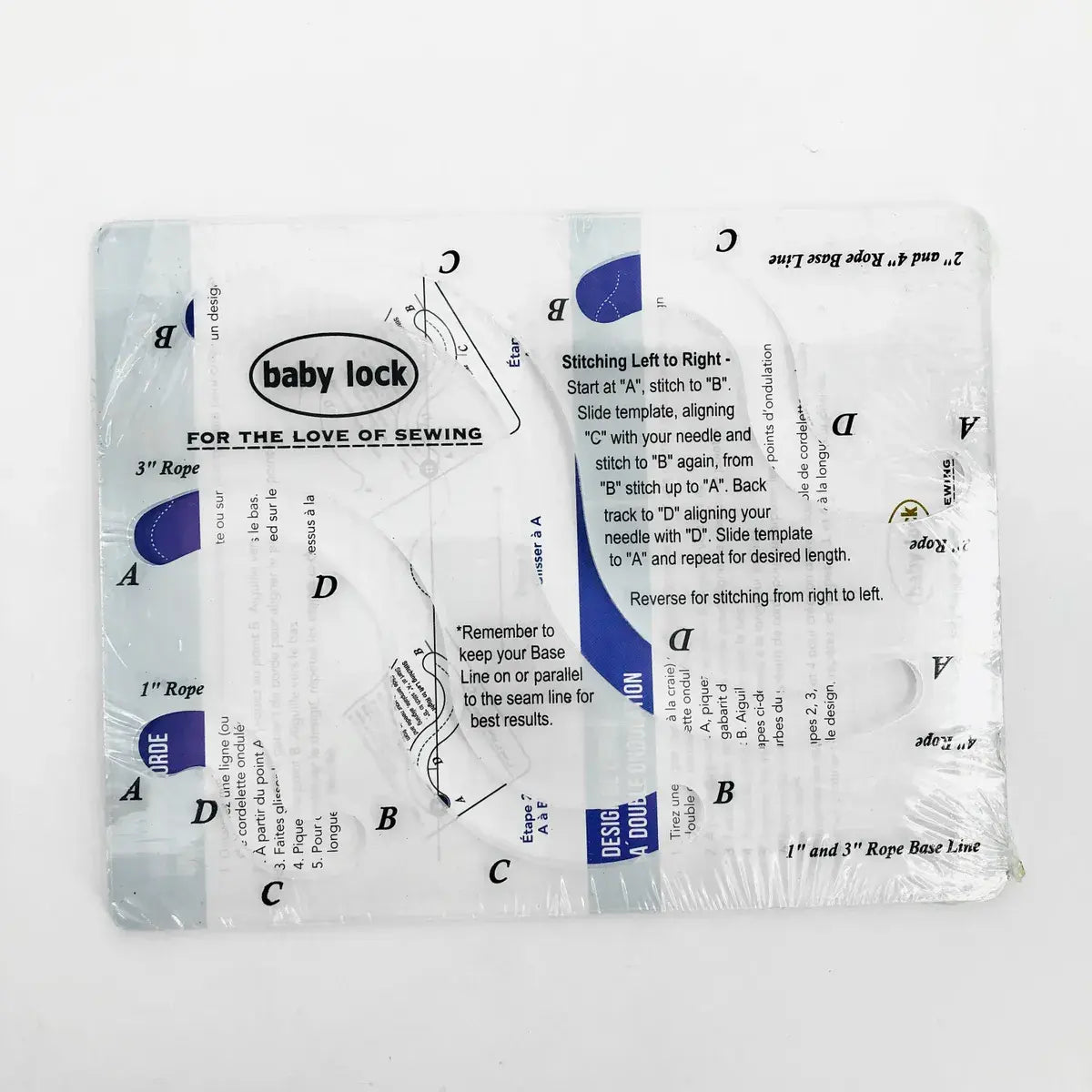 3/16" Rope Template - Low Shank