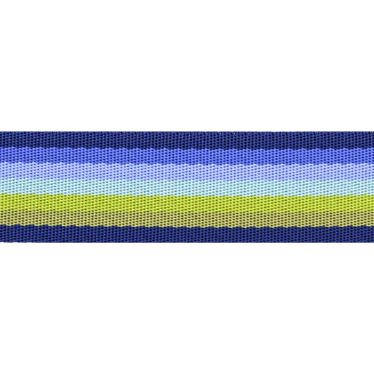 Floral Reef 1.5" Webbing - Smooth Sailing - Marine 3yds