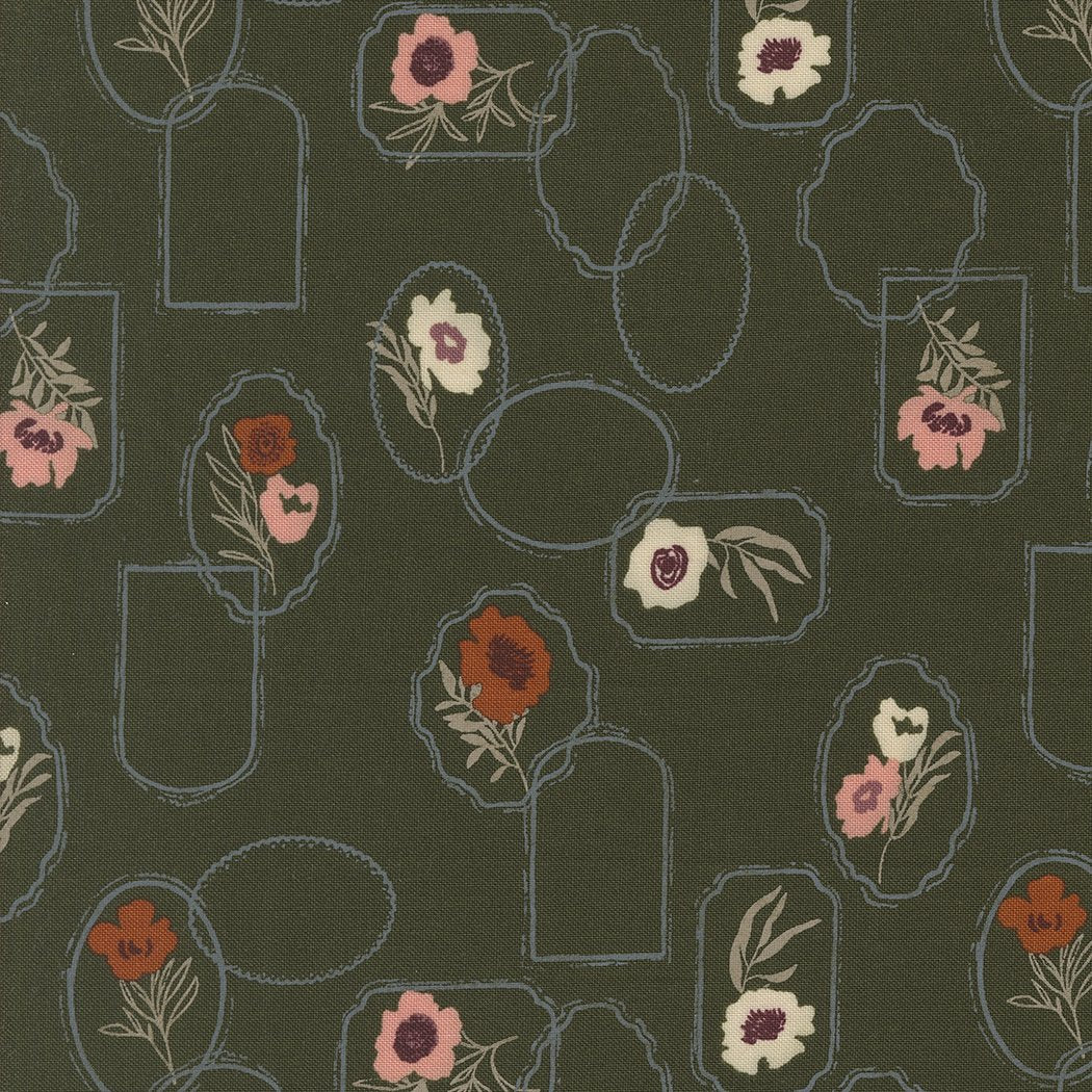 Foraged - Floral Cameo - Pine