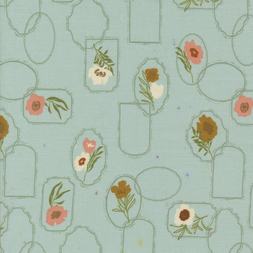 Foraged - Floral Cameo - Mist