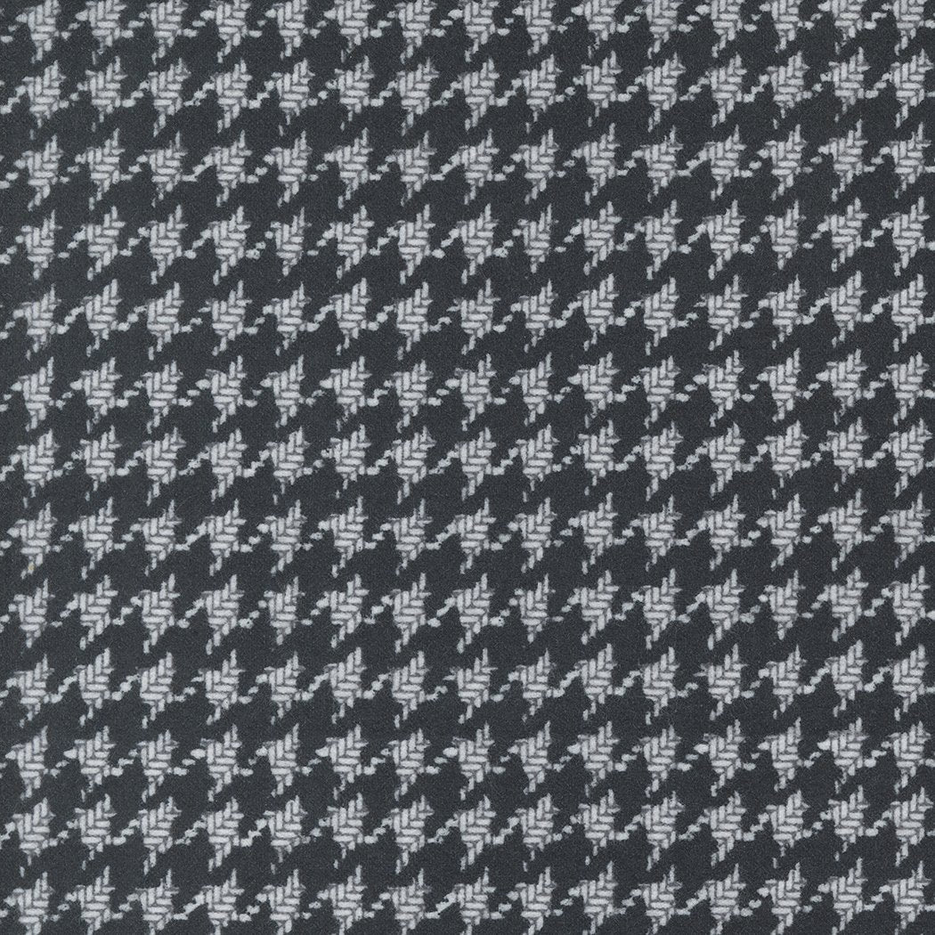 Farmhouse Flannel 3 - Houndstooth - Black Top Ro