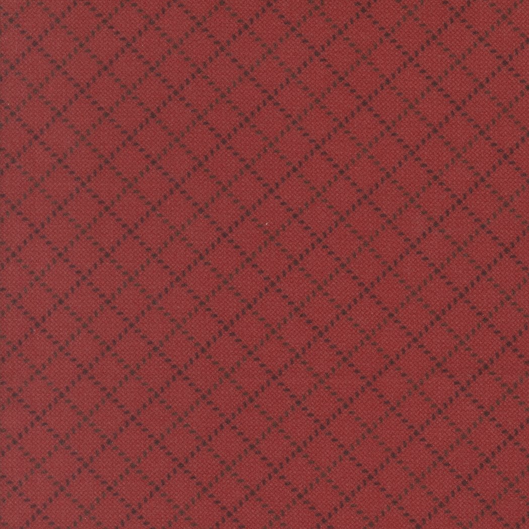 Prairie Gatherings Flannel - Stitched - Brick