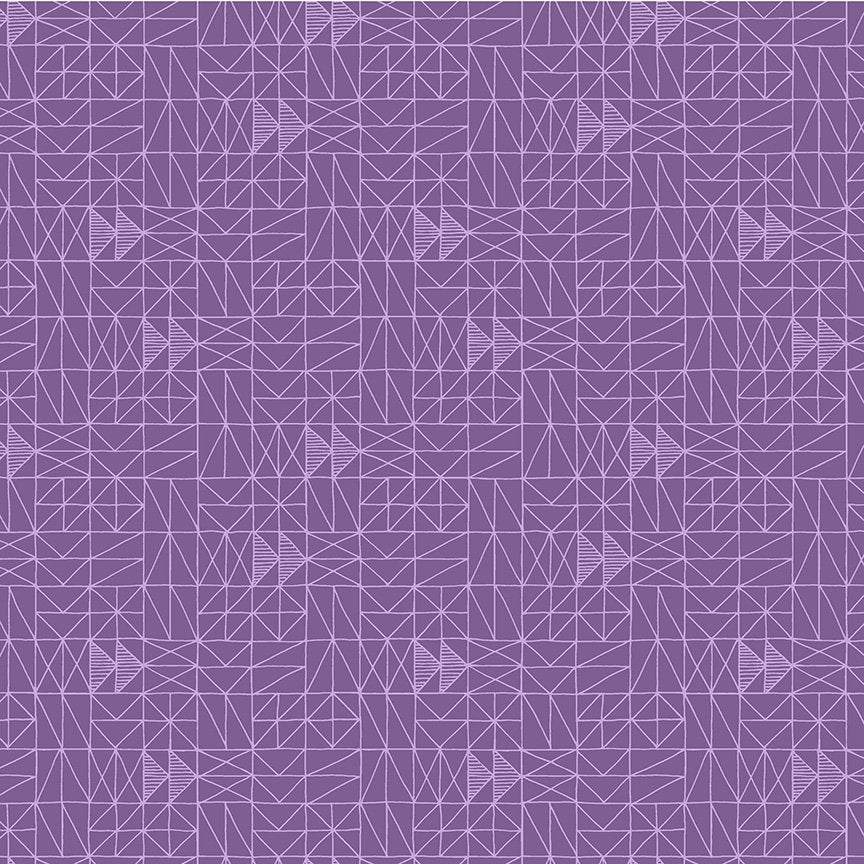 Foundation - Patchwork - Purple