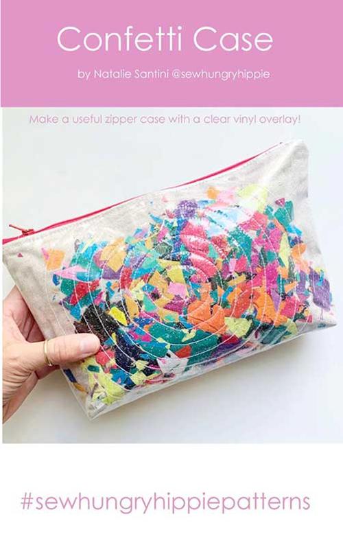 Confetti Case zipper pouch pattern