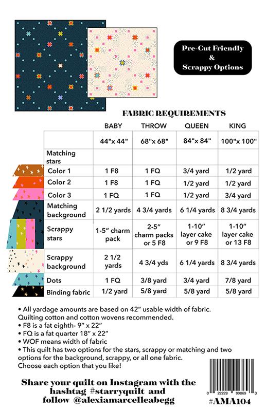 Starry Quilt - Quilt Pattern