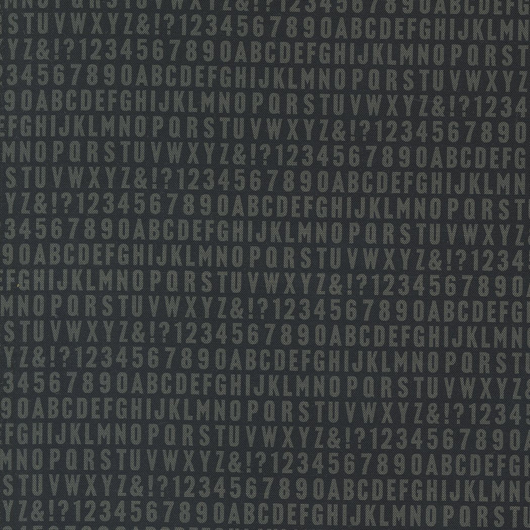 Sable Swan - Alphabet - Ebony Shadow