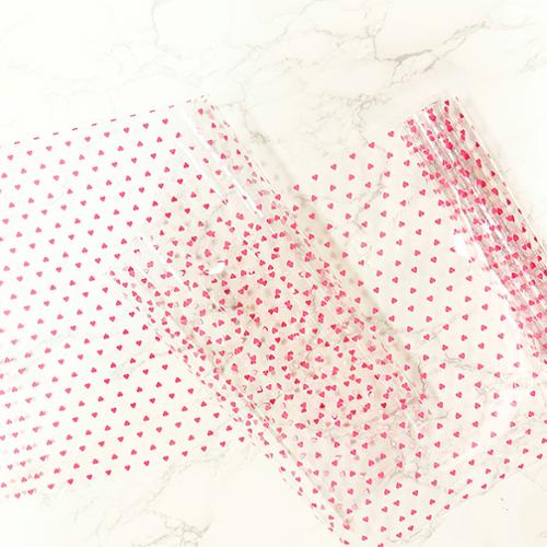 Tiny Hearts - Clear TPU Vinyl