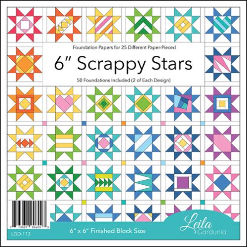 Scrappy Stars Foundation Paper Piecing