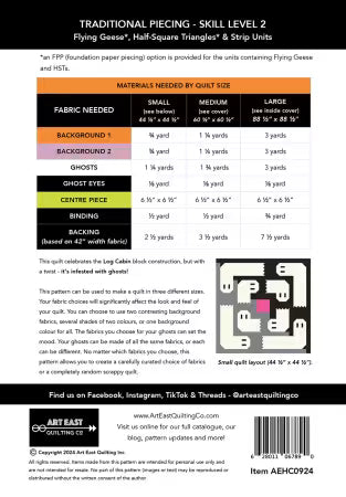 The Haunted Cabin Quilt Pattern