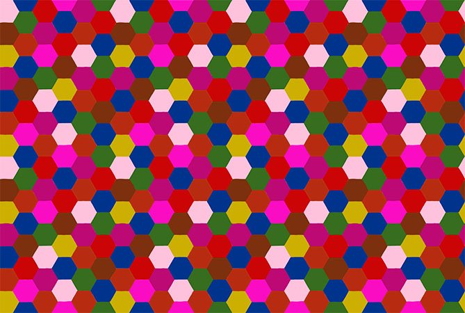 Piecework - Hexagons - Eccentric