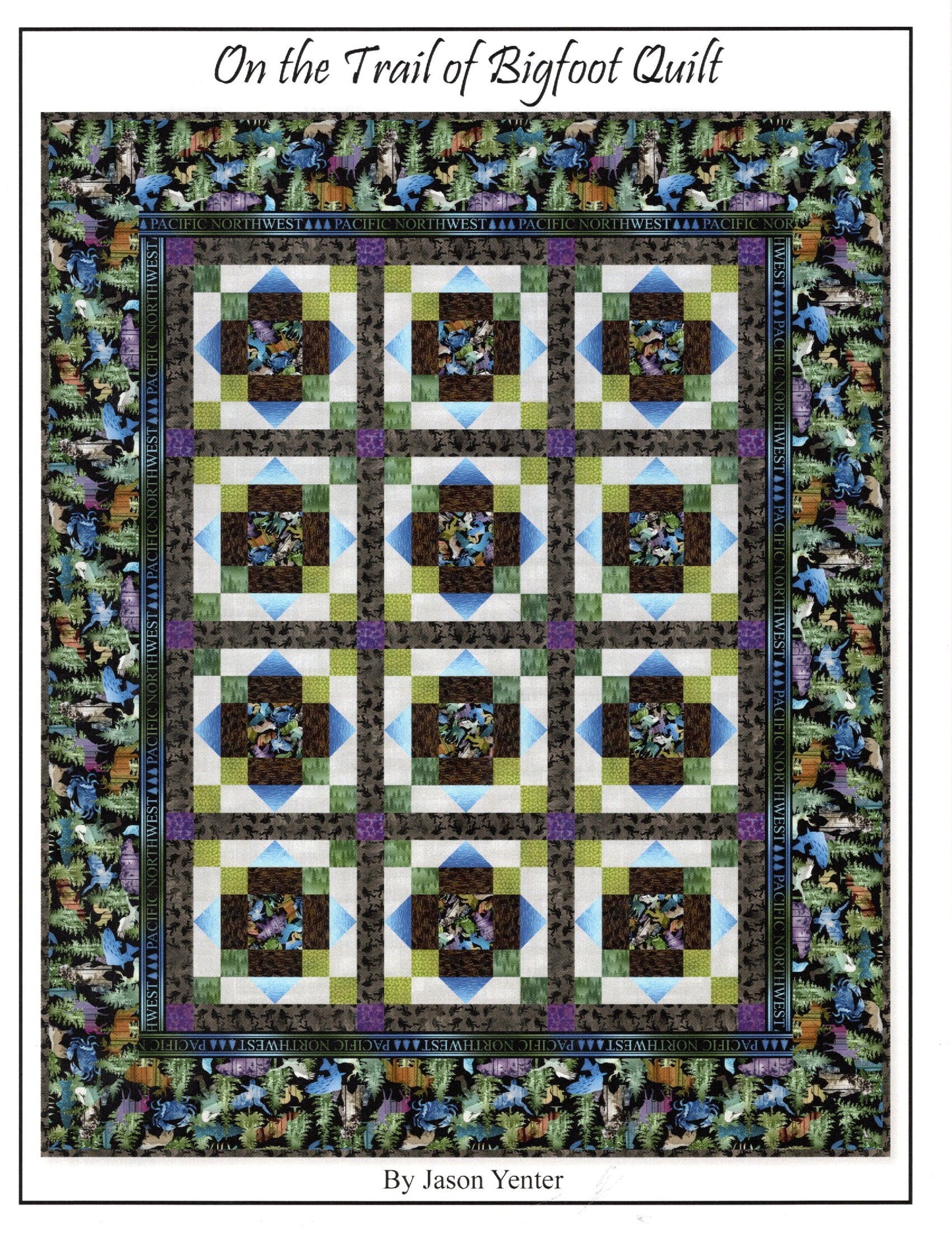 Pre-Order - On the Trail of Bigfoot - Quilt Kit