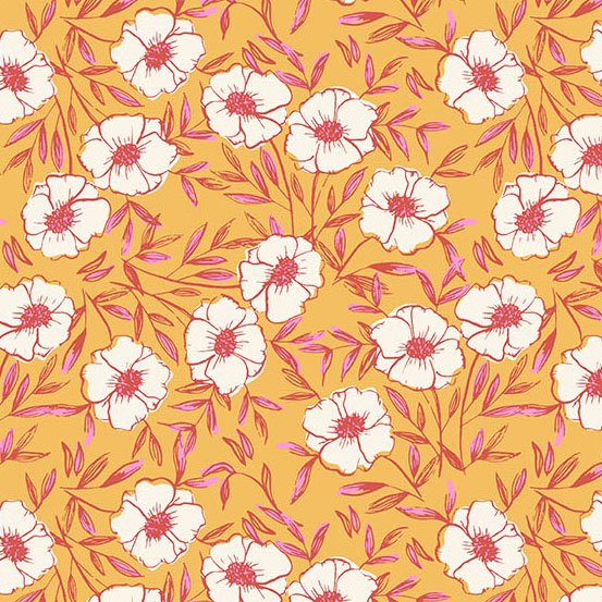 Petals & Stitches - Bouquet Bliss - Mustard