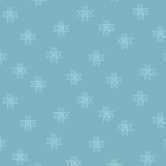 Petals & Stitches - Ohio Star - Sapphire