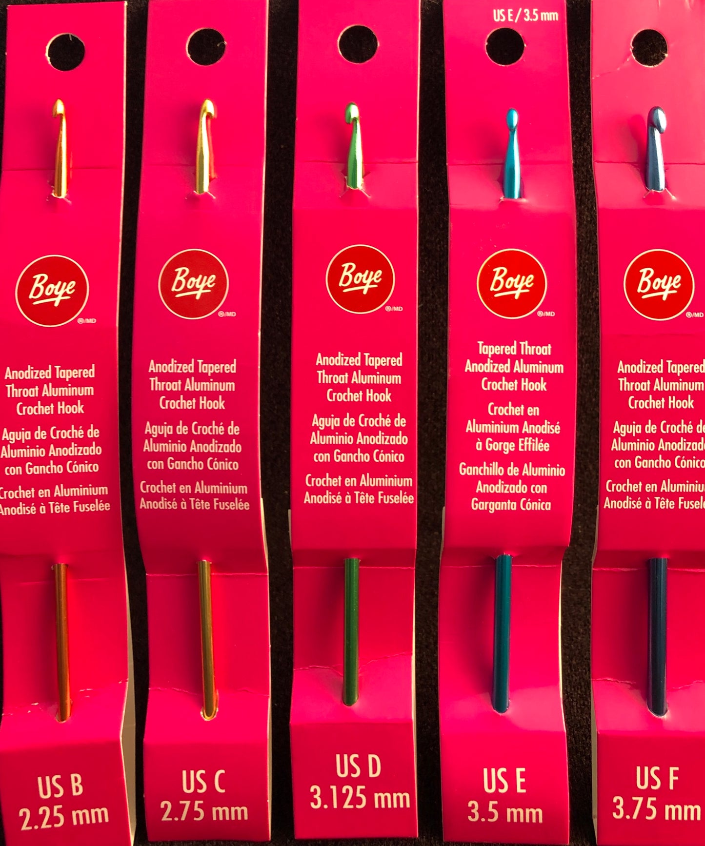 Aluminum Crochet Hook - B