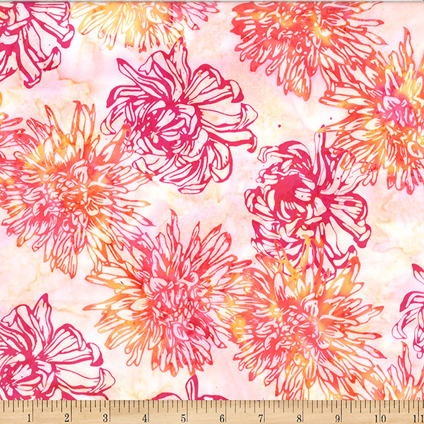 Bali Batik - Mums - Poppy