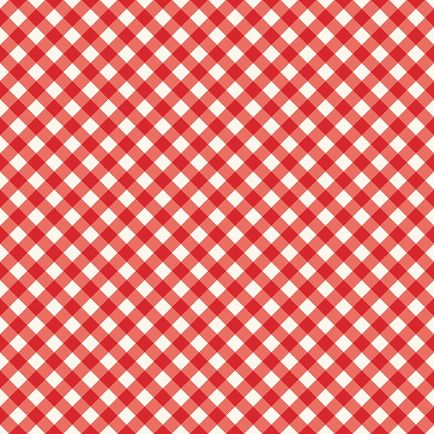 Freedom Garden - Gingham - Red