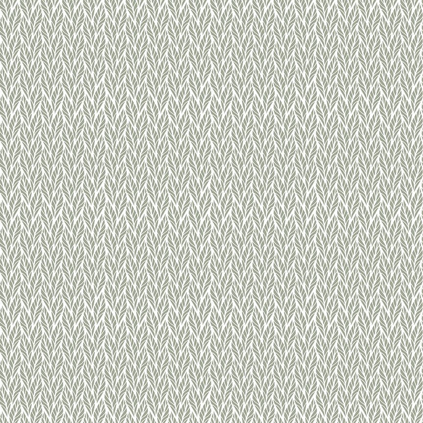 Evening on the Prairie - Geo Leaves - Green