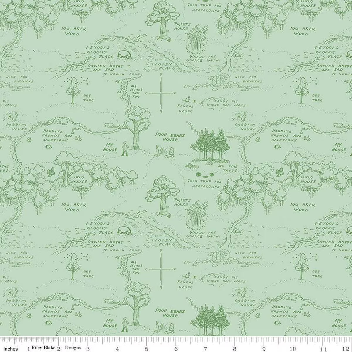 Winnie the Pooh - Map - Green