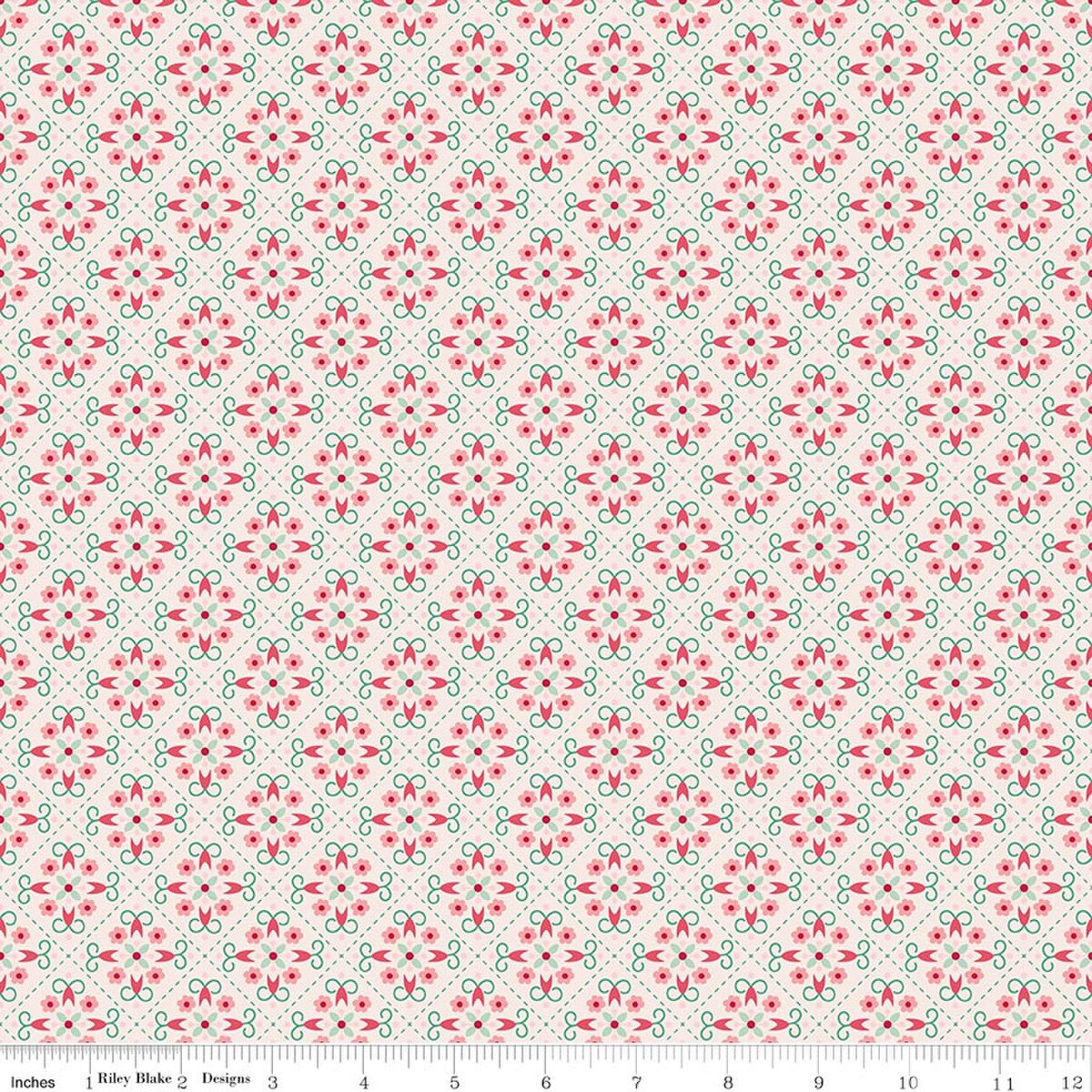 Berry & Sage - Wallpaper - Latte