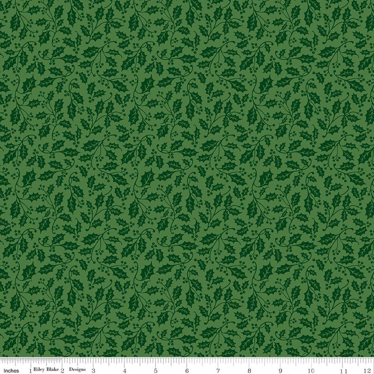 Poinsettias at Christmas - Holly - Green