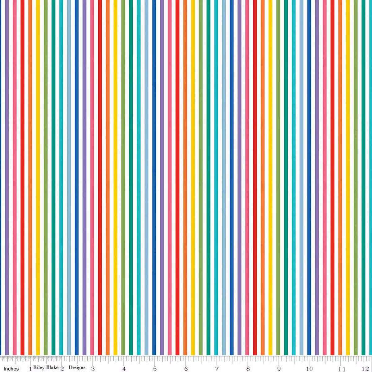 1/8" Stripe - Rainbow