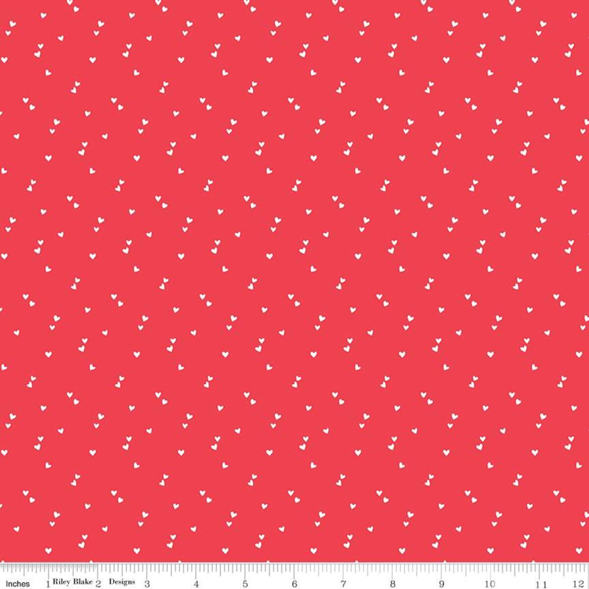 Seasonal Basics - Hearts - Red