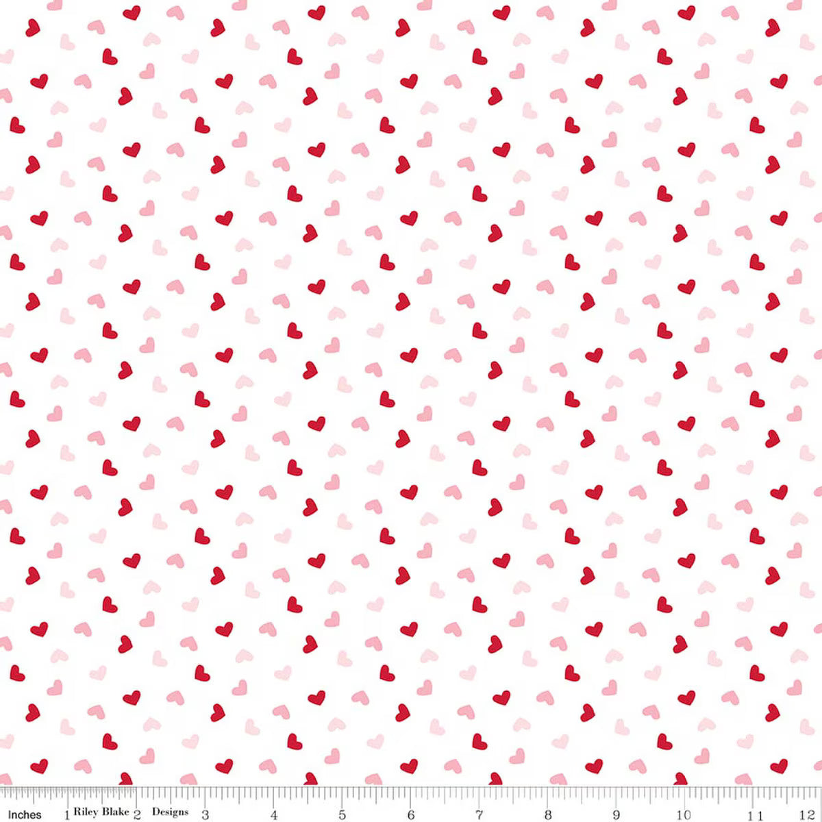Seasonal Basics - Heart Toss - White