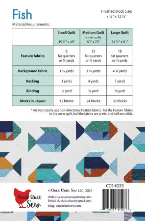 Fish - Quilt Pattern