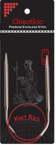 CG Knit Red - 16" Circular Needles - #11