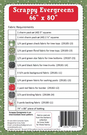 Scrappy Evergreens Quilt Pattern