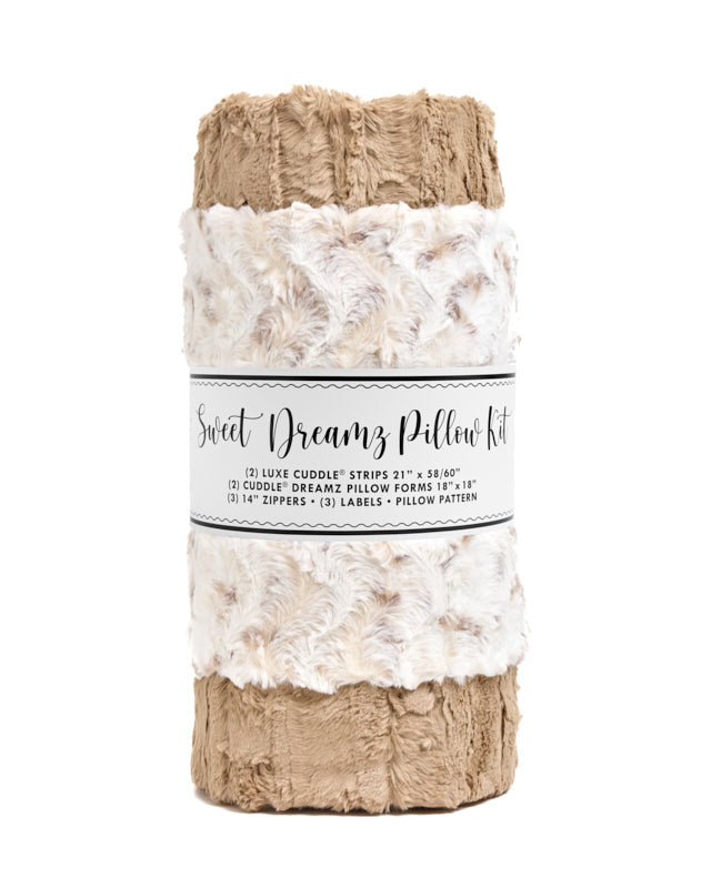 Cuddle Kit - Sweet Dreamz Pillow Kit - Snowy Owl Natural